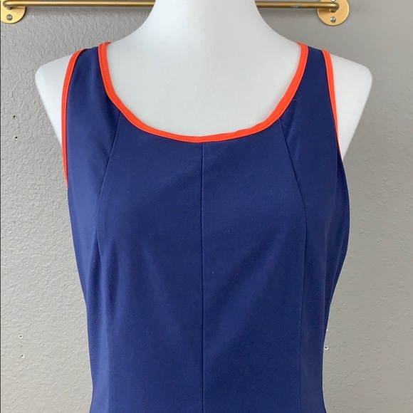 Bar III color blocked a-line fit & flare dress - Picture 2 of 7